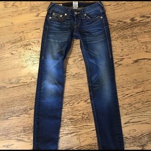 True Religion Stella QT low rise skinny jeans W24